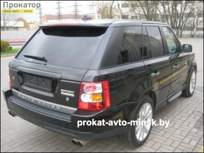 Прокат внедорожника LAND ROVER Range Rover Sport в Минске без водителя