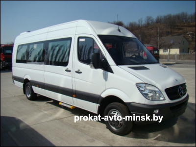 Аренда микроавтобуса MERCEDES Sprinter в Минске с водителем