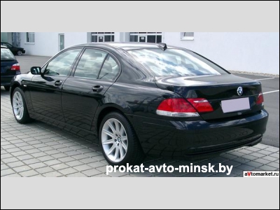Прокат седана BMW 7-reihe (E65) в Минске без водителя