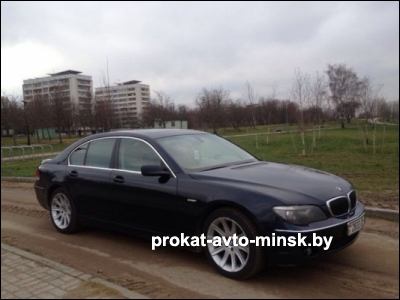Прокат седана BMW 7-reihe (E65) в Минске без водителя
