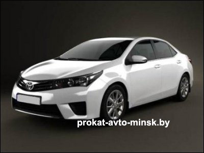 Прокат седана TOYOTA Corolla в Минске без водителя