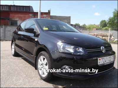 Прокат седана VOLKSWAGEN Polo Sedan в Минске без водителя