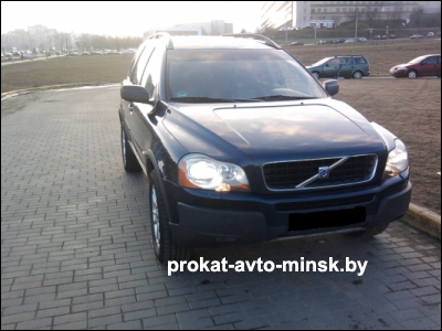 Аренда внедорожника VOLVO XC90 в Минске с водителем