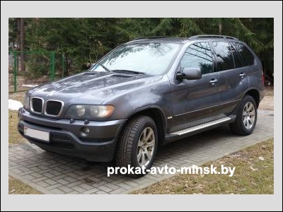 Прокат внедорожника BMW X5 в Минске без водителя
