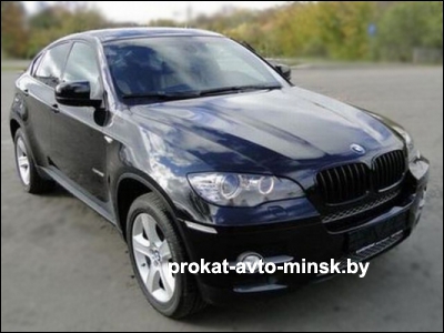 Аренда внедорожника BMW X6 в Минске с водителем